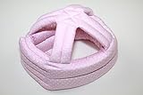 【ELEEJE】ベビー スポンジ ヘルメット 頭部 の 保護 に 安心 (水玉（薄 ピンク）)