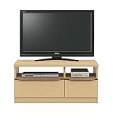 北欧風 幅100cm ロータイプテレビボード ナチュラル 完成品