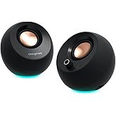 Creative Pebble Pro ブラック USB/Bluetooth/3.5mmピン 20W RMS ピーク出力60W USB Type-C/A SP-PBLPRO-BK