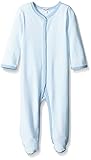 Splendid Long Sleeve Footed Coverall Light Blue 0-3 Months [並行輸入品]