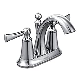Moen 4505 Wynford Two-Handle Centerset High Arc Bathroom Faucet, Chrome [並行輸入品]