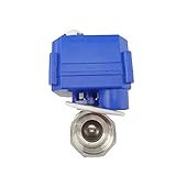 ANAFLO 1 インチ 電動ボールバルブ DC12V DN25 CR-04 NC ステンレス鋼304 電動二方弁 水、石油、ガス