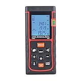 ieGeek レーザー距離計 60m 距離 面積 体積 容積 ピタゴラス 連続測定 ip54防塵 防水性能 バックライトディスプレイ搭載 コンパクト 日本語説明書付