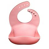 山の奥 赤ちゃん エプロン 赤ちゃん スタイビブ 食事用 よだれかけ 赤ちゃんビブ 漏れ防止大きいポケット付き ソフトスタイ ベビー 防水 食事エプロン 水洗い可 シリコン 男の子 女の子 キッズ サ