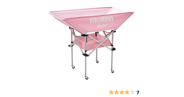 Amazon Molten モルテン 折りたたみ式平型軽量ボールカゴセット 背高 Bkcvhpk ピンク モルテン Molten ボールかご