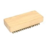 uxcell 真鍮ワイヤーブラシ 木製のトーン クリーニングツール ハードウェアアクセサリ