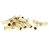 uxcell ホースバーブフィッティング Yシェイプ 10mm-10mm ホース継手バーブ 6個入り