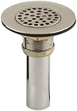Kohler K-8807-BV Sink Strainer with Tailpiece, Vibrant Brushed Bronze [並行輸入品]