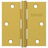 SchlageロックCo 3 Pack 3 5 " SquareコーナーヒンジCarded SC3P1010F608E