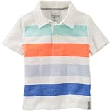 オシュコシュ OSHKOSH/ ストライプジャージポロ トップス半袖シャツ 6歳【並行輸入】