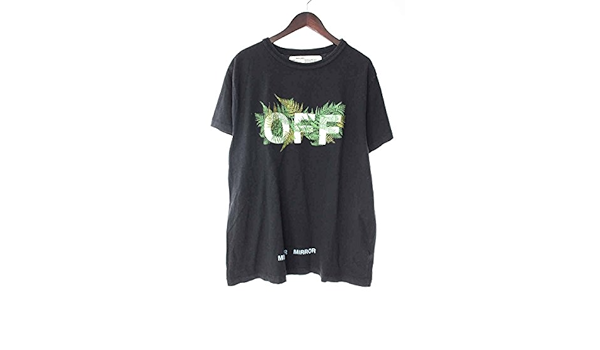 off white fern tee