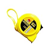 Baoblaze テープメジャー　インチ/メトリック　巻尺　引っ込み式　測定ツール　3m/5m　イエロー - 5メートル