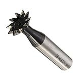 Dovewill 全9サイズ　精密　研削材　ダブテールカッター　エンドミルフライスハイス　10〜35ミリメートル　 45度　鋼 - 20mm