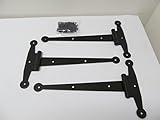 Shedストラップヒンジ12 " ( Set of 3 ) Heavy DutyゲートヒンジバーンストレージShedゲート