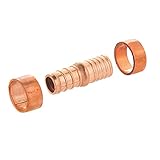 ZURN GIDDS-101908 Pex Copper Transition Coupling, 1/2" Od Pex x 1/2" Od Polybutylene [並行輸入品]