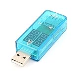 XDiscount usb電圧計電流計　デジタル電圧計の電源テスター　軽量　小型　耐久性　持ち運びやすい