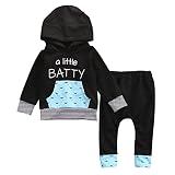ベビー服 可愛いスーツ　a little BATTY 長袖カバーオール パジャマ　子供服　赤ちゃん服　キッズ服　ロンパース カバーオール　ストライプ柄　青＆黒白 (110)