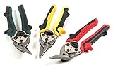 Capri Tools CTSSTコンパクト航空Tin Snips、7インチ、左、右、直線セット