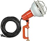 [1062310]ハタヤ　防雨型作業灯　リフレクターランプ５００Ｗ　１００Ｖ電線１０ｍ　バイス付 RE510