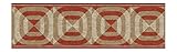 York Wallcoverings BG1692BDSMP Border Portfolio Contempo Bull's Eye 8-Inch x 10-Inch Wallpaper Borde