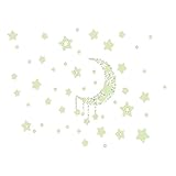 Kicode 光る スターズムーンタワー ウォールステッカー 扉パスタ DIYの装飾 DIY