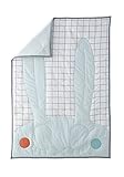 Greenbuds Snuggle Bunnies Organic Cotton Crib/Toddler Comforter with Wool Fill by Greenbuds