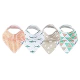 [ コッパーパール ] Copper Pearl スタイ バンダナ ビブ 4枚セット よだれかけ お食事エプロン Pacific Set パシフィック X00144VDUX よだれカバー セット 赤ち