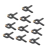 Fenteer 木工　金属工事　防水　クランプ用　強力　大工クランプ 木工クリップ 固定クリップ　スプリングクリップ　１０個