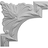 Ekena Millwork PML09X09VA Valeriano French Ribbon Panel Molding Corner, 9 3/8-Inch x 9 3/8-Inch [並行輸