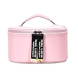 [テンカ]メイクポーチ 化粧ポーチ コスメバッグ 大容量 コンパクト ブラシ 旅行 おしゃれ 機能的 バニティケース トラベルポーチ 取っ手付
