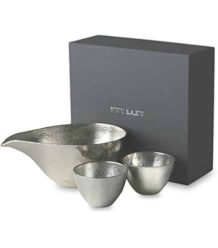 Amazon.co.jp: 能作 片口 - 小・ぐい呑 2ヶセット e00090 : ホーム