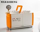 AC 220 V/ 110 V, 50 / 60 Hz 160W Diaphragm Vacuum Pump Oil Free Dual Head 30 L/min GM-0.50B Antisept