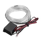 ELワイヤー，SODIAL(R) 3メートル ELケーブルDC 12Vフレキシブルネオンライト（クリスマスパーティー用）パーティーハロウィンコスチュームディスプレイ（ライトグリーン）