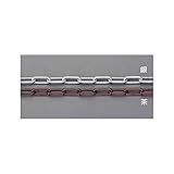 【キャンセル不可】FU03402 ５．０ｍｍｘ　３ｍ　リンクチェーン（アルミ製／シルバー）
