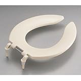 TOTO:前割便座/ふたなしタイプ 型式:TC1R＃NW1