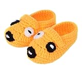 (ビグッド)Bigood ニットシューズ ベビーファーストシューズ ニット靴 ルームシューズ 新生児 子供用 可愛い犬 イエロー赤ちゃん お祝い ソックス