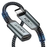 SUNGUY USB C 延長ケーブル 0.5M USB 3.2 Gen2x2 TYPE-C延長ケーブル 20Gbps高速転送 100W PD急速充電 4K@60Hz 映像出力 タイプCオス - タイプCメス アンドロイド ラップトップ iPad Pro MacBook Pro Switch Surface などusb-cデバイスに対応 タイプc 延長 50CM