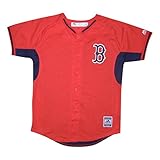 ユースボストンレッドソックスダスティン・ペドロイア# 15 Athletic Dri - Fit Baseball Jersey L(14/16) レッド