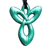 Peacemaker Jewelry Angel Silicone Teething Pendant Necklace (Metallic Turquoise) by Peacemaker Jewel