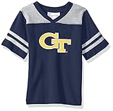 NCAA Georgia Tech幼児用男の子サッカーシャツ、ネイビー、3