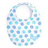赤ちゃんにやさしい安心スタイ・ビブ・よだれかけ（丸型・日本製）　アクアキャンディー　B0105700