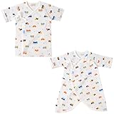 ミキハウス ホットビスケッツ (MIKIHOUSE HOT BISCUITS) 短肌着＆コンビ肌着セット 74-9917-786 50cm ブルー