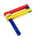 彩色木製ラトル－グルグルまわるグレゴアサッカーラトルファン