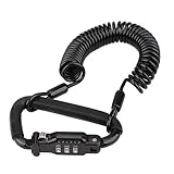 Simplyシルバー – 新しいヘルメットLokと拡張子 – オートバイクラッシュヘルメットロックとケーブル