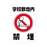 表示看板 「学校敷地内禁煙」 反射加工あり 特大サイズ 91cm×135cm