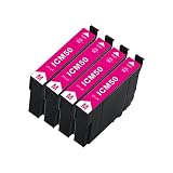 エプソン用 ICM50 互換インク マゼンタ 増量版 4本セット ICM50インク ICチップ残量表示検知機能付き IC50 50L互換 インク カートリッジ 対応機種：EP-301 EP-302 EP-702A EP-703A EP-704A EP-705A EP-774A EP-801A EP-802A EP-803A EP-803AW EP-804Aなど