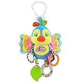 Happy Monkey Handbellsベビー動物Rattles Toy KidsソフトPlush Toy Teether AMZMinzhi13121
