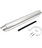 Amazon | RRealize 汎用サイレンサー 100φ×450mm 差込径 60.5φ