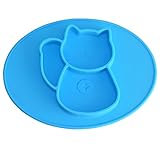 Kuke ベビー用品　シリコン　ランチプレート　招き猫　遊び食べ 離乳食 食器 マット