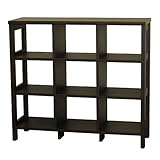 リビズム オープンラック/LZM-8090DK ダークブラウン/882x292x795mm